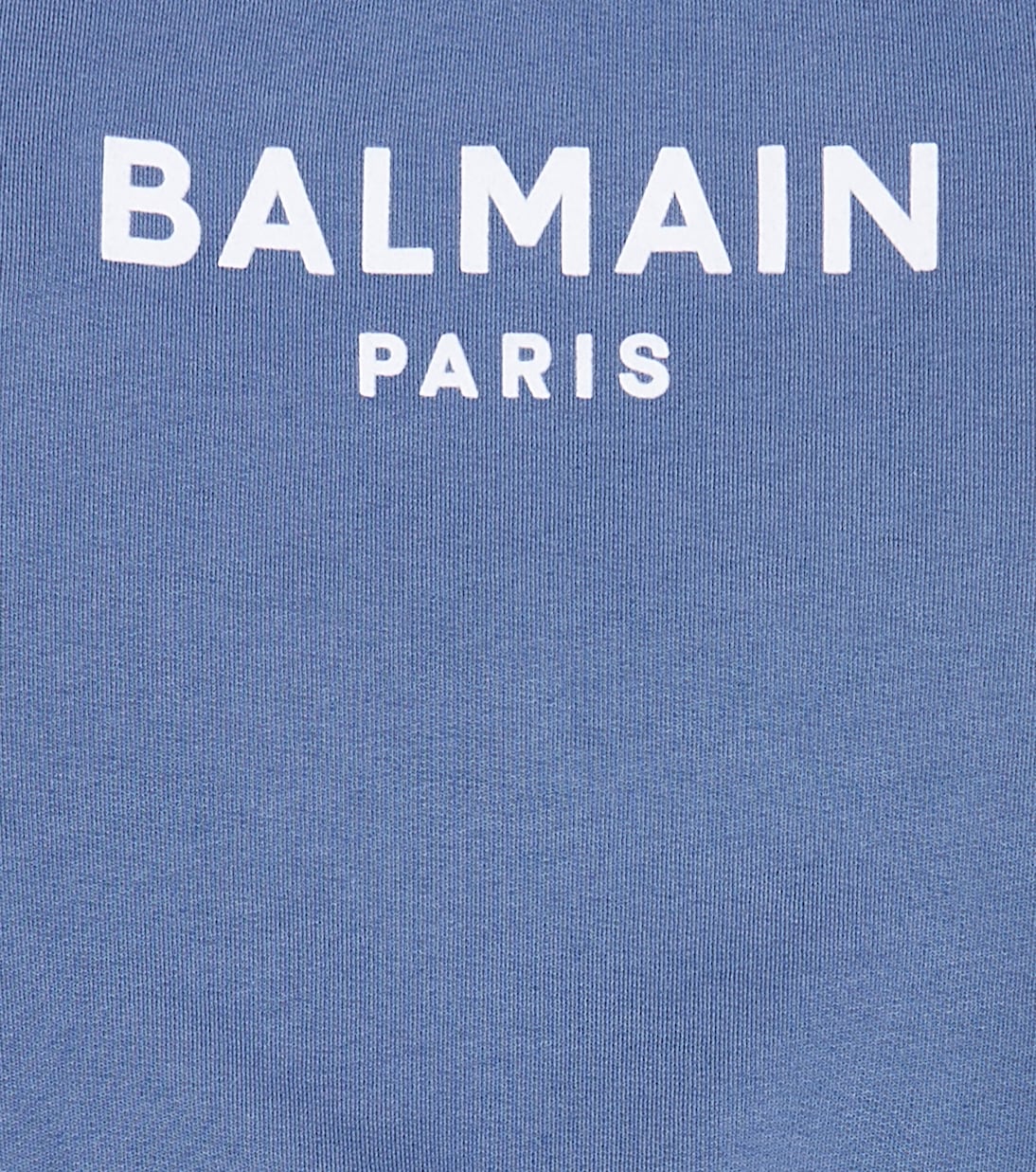 Felpa in jersey di cotone con logo | Balmain Kids