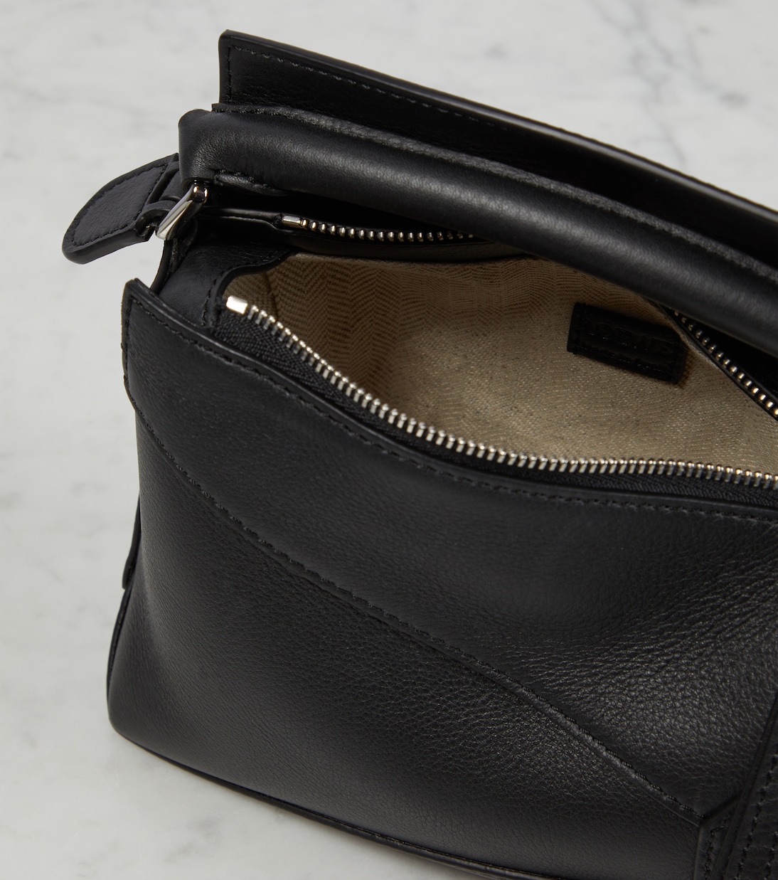 Borsa a spalla Puzzle Edge Mini in pelle | Loewe