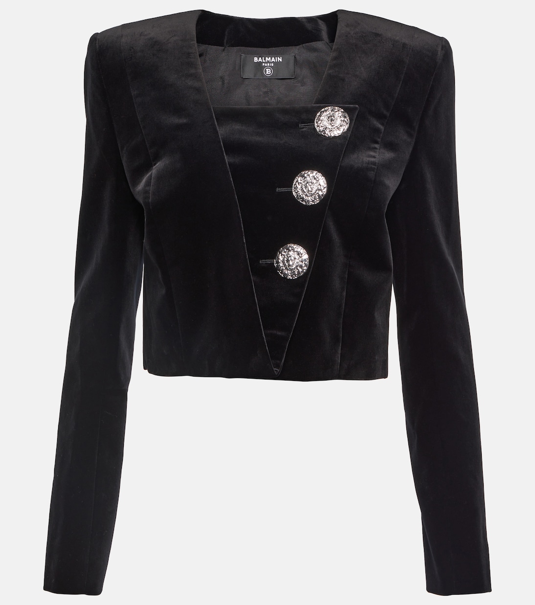 Verzierter Blazer aus Samt | Balmain