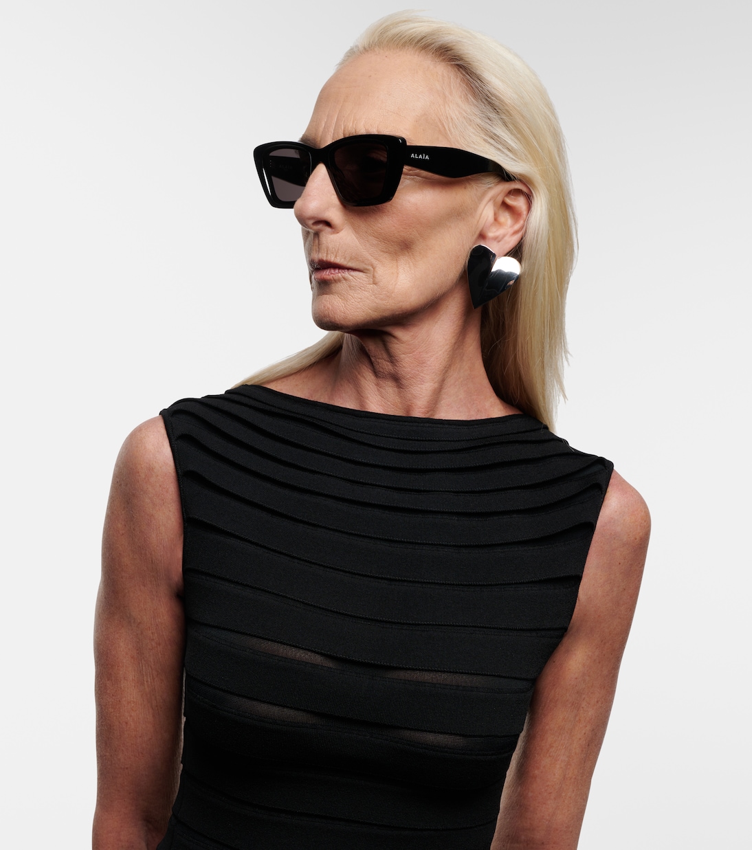 Gafas de sol cuadradas con logo | Alaïa