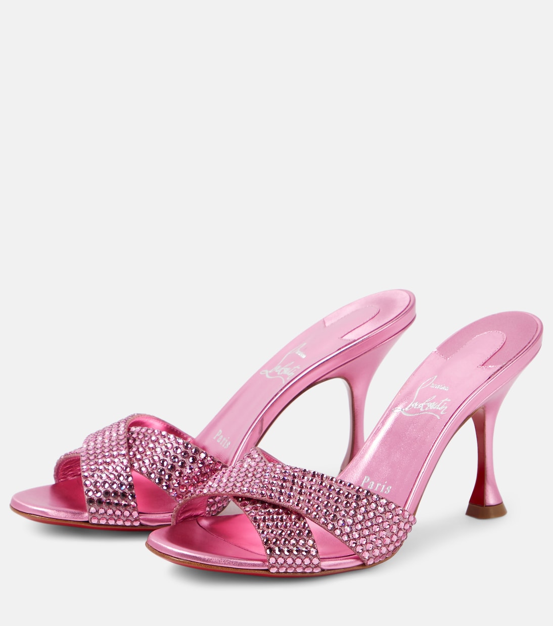Mariza Is Back embellished suede mules | Christian Louboutin