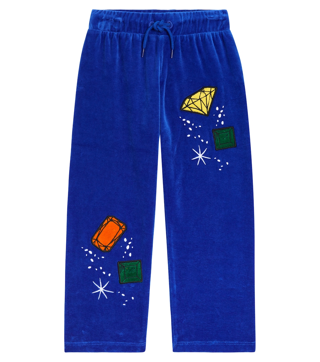 Hose Jewels aus Velours | Mini Rodini
