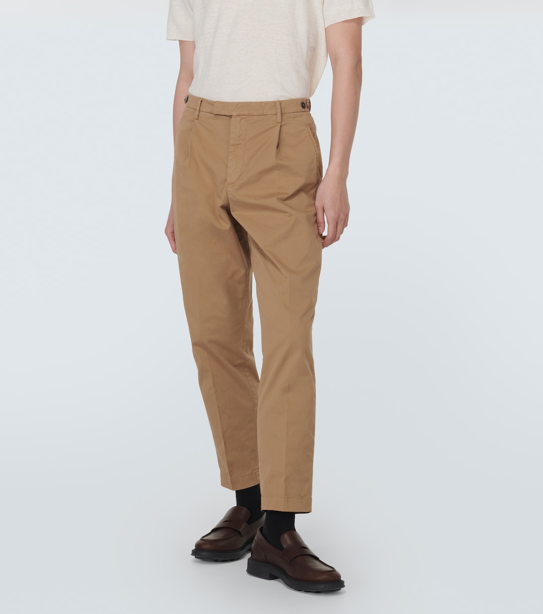 Masco Trevo mid-rise cotton gabardine chinos | Barena Venezia