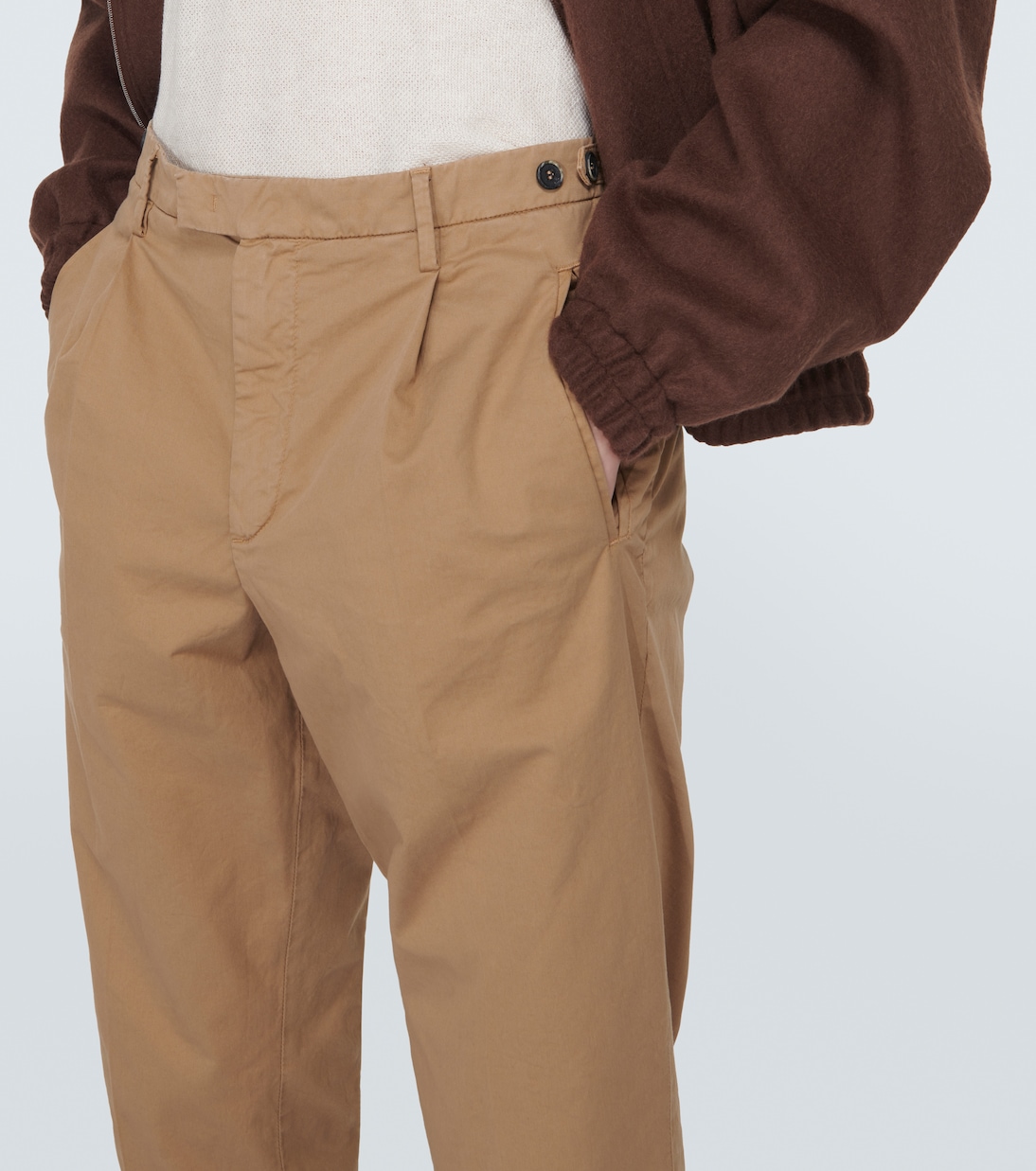 Masco Trevo mid-rise cotton gabardine chinos | Barena Venezia