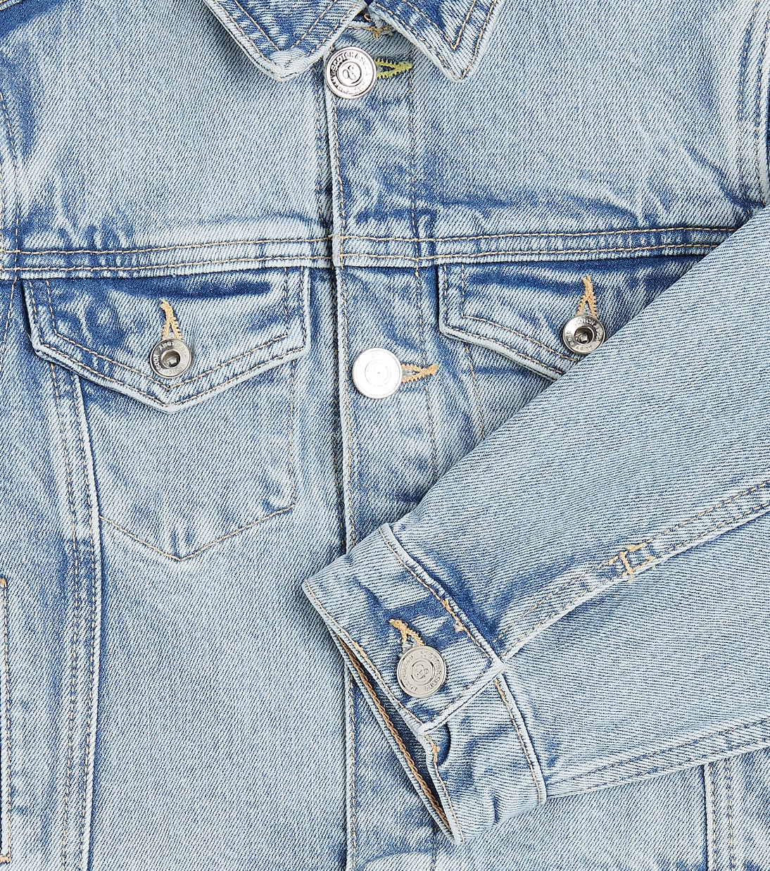 Puff-sleeve denim jacket | Scotch & Soda Kids