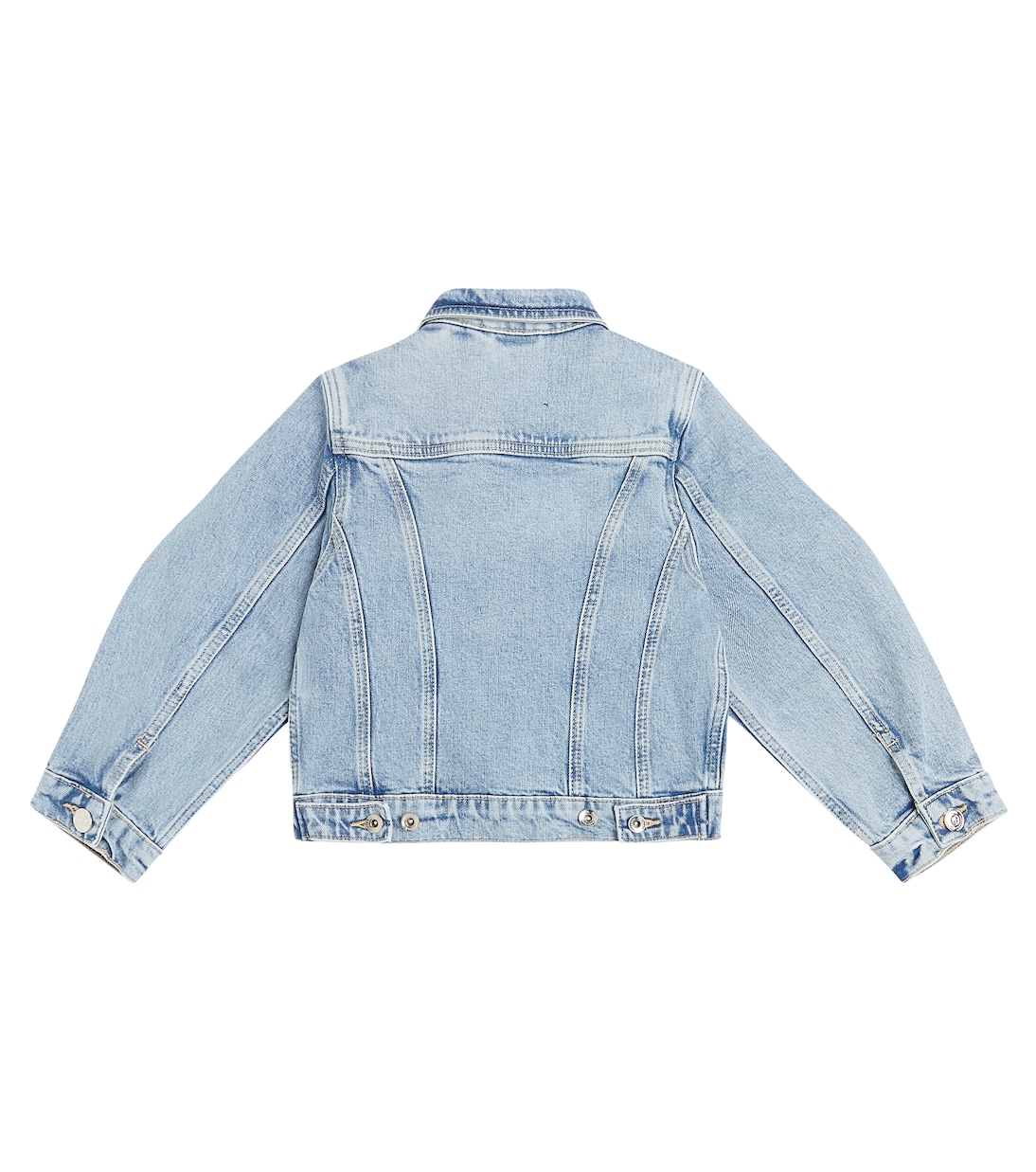 Puff-sleeve denim jacket | Scotch & Soda Kids
