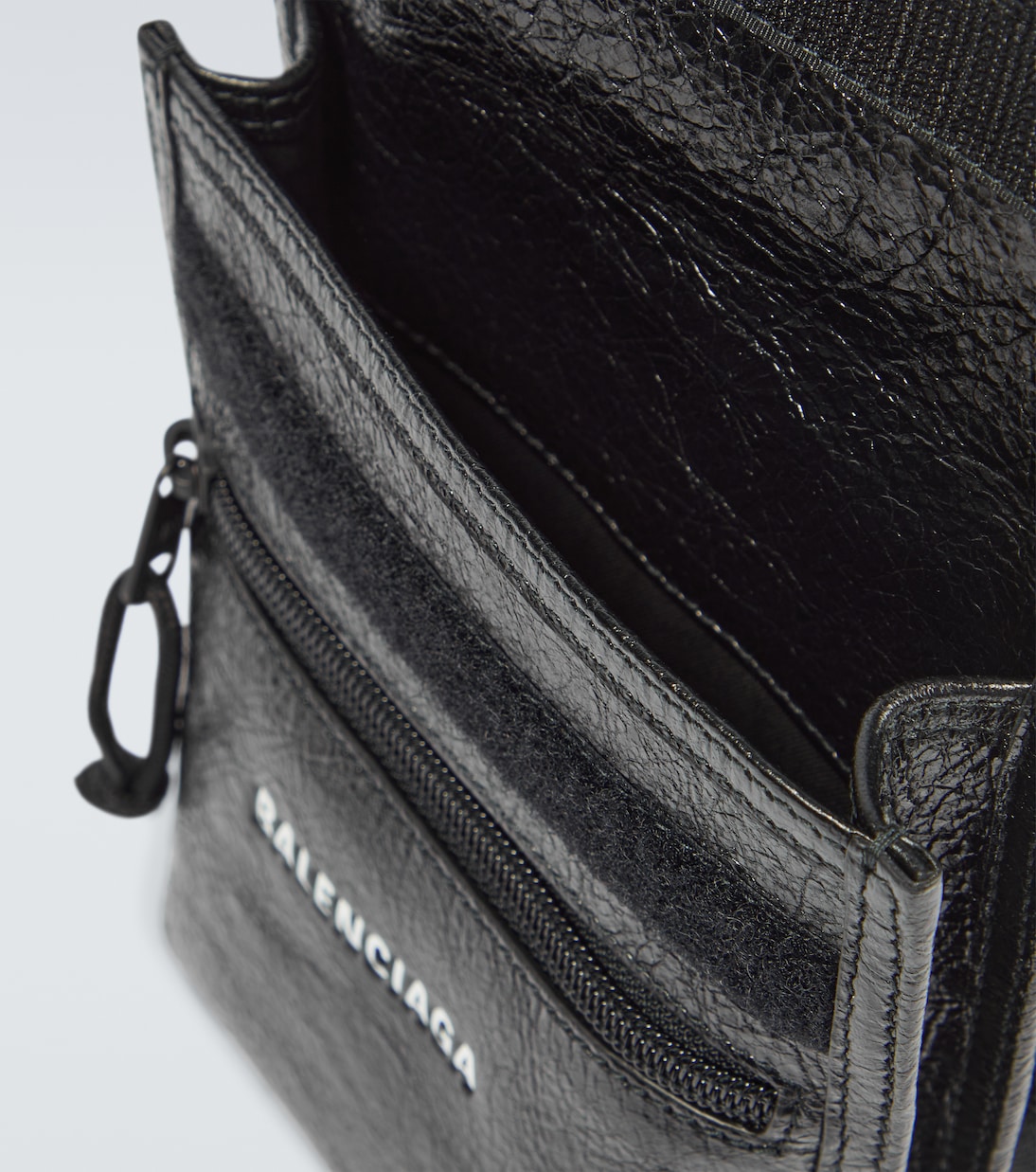 Balenciaga leather pouch shop