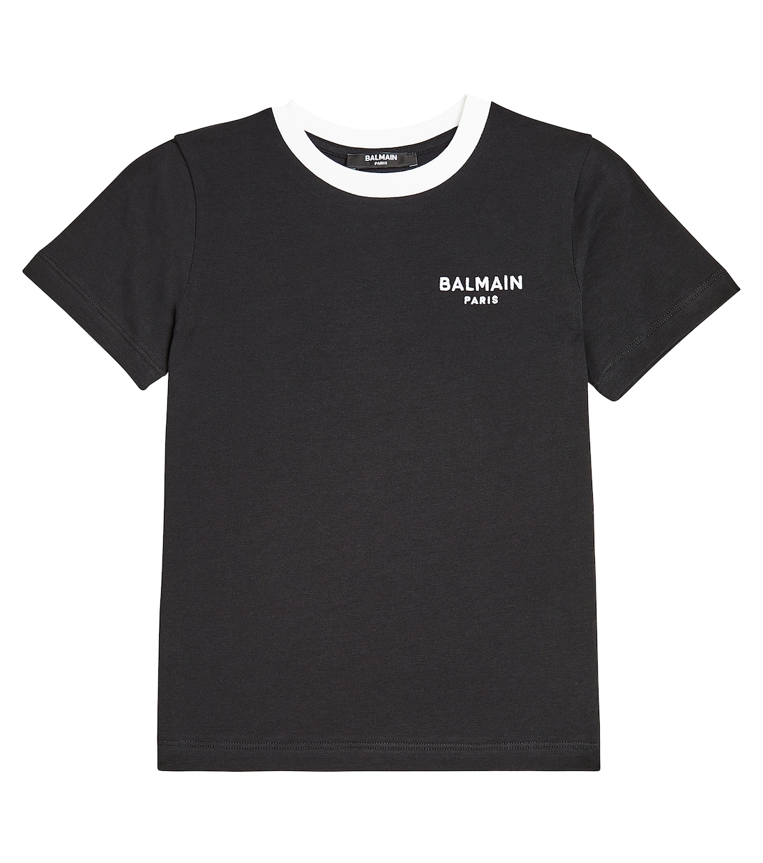 T-Shirt aus Baumwoll-Jersey | Balmain Kids