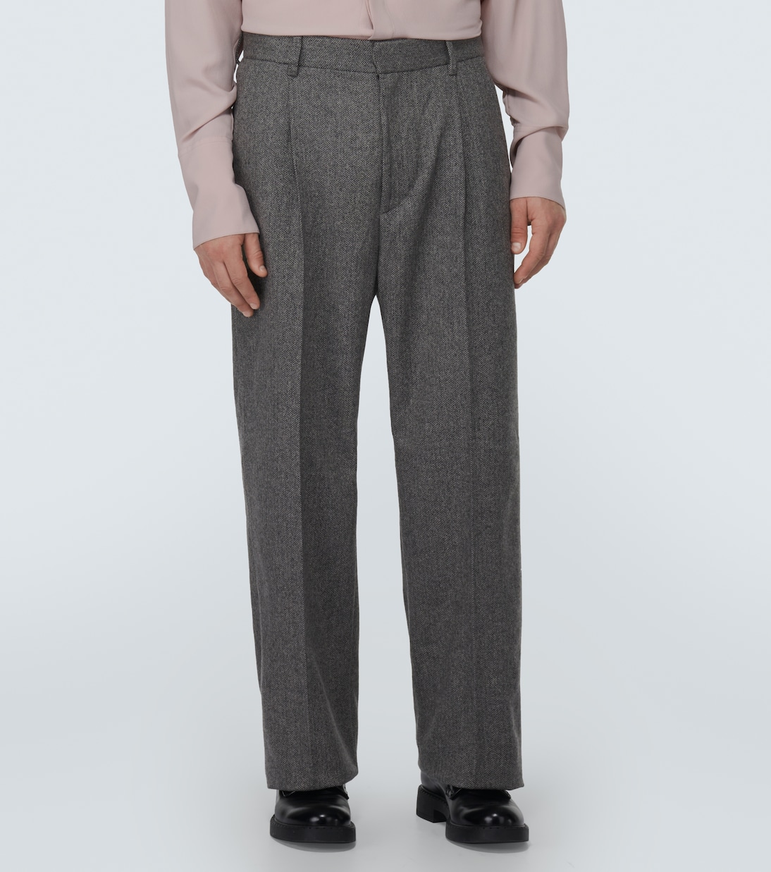 Wool and mohair straight pants | Winnie New York