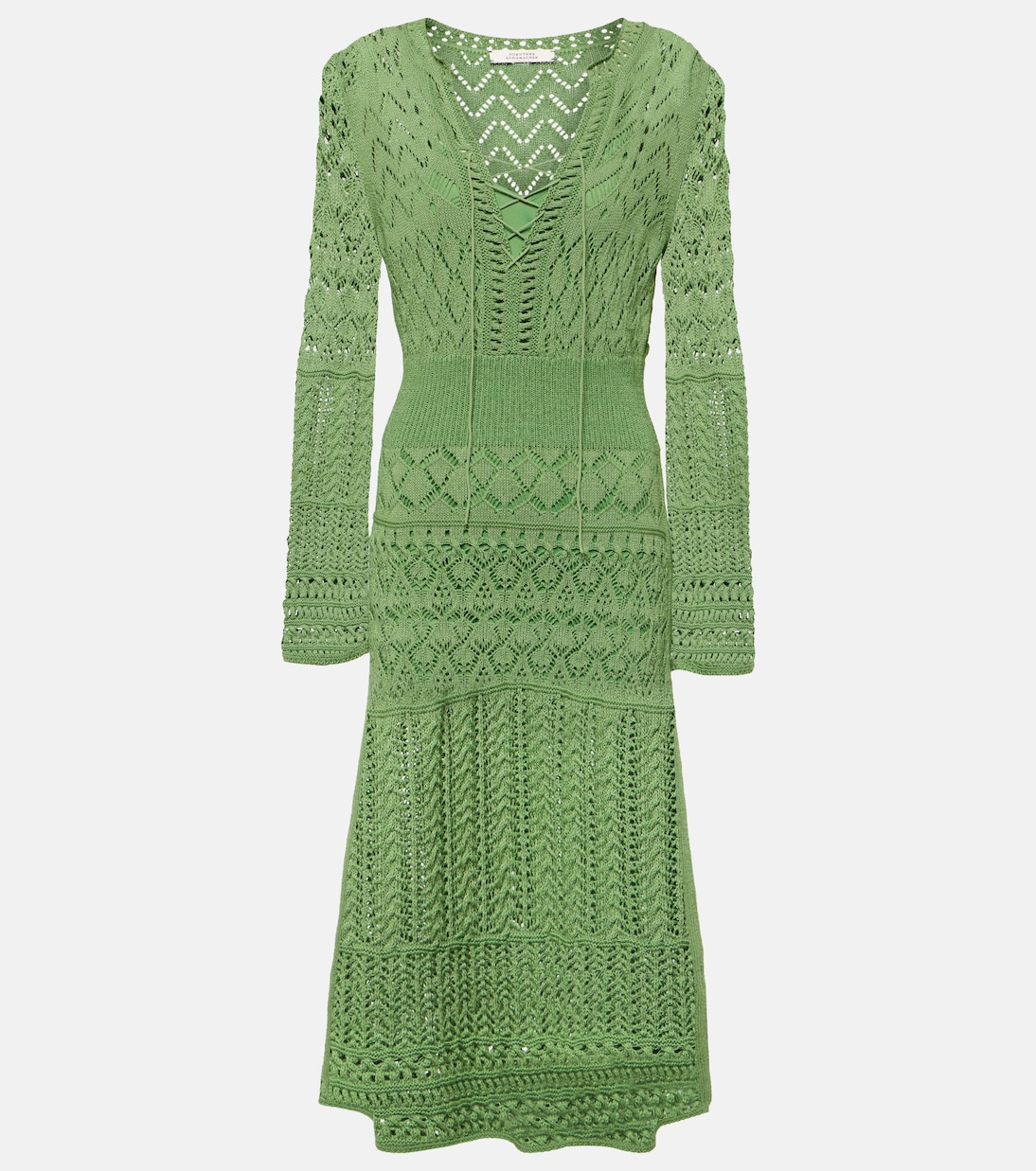 Abito midi Seductive in pizzo pointelle | Dorothee Schumacher