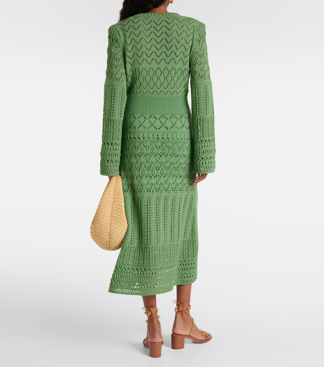 Abito midi Seductive in pizzo pointelle | Dorothee Schumacher