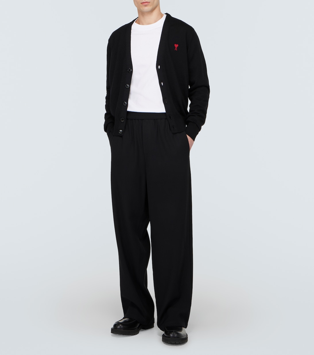 Cardigan Ami De Cœur en laine | Ami Paris