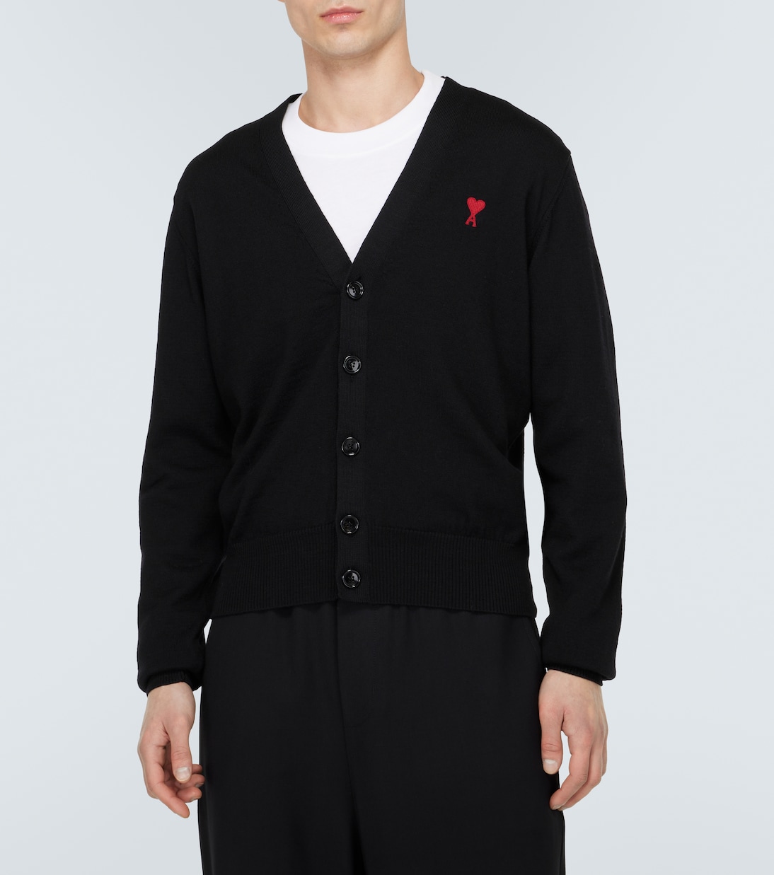 Cardigan Ami De Cœur en laine | Ami Paris