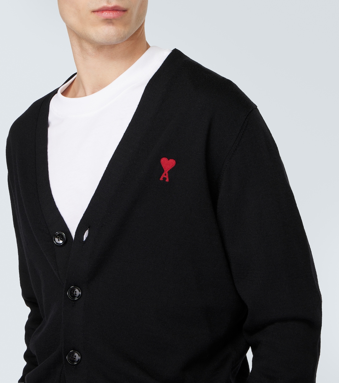 Cardigan Ami De Cœur en laine | Ami Paris