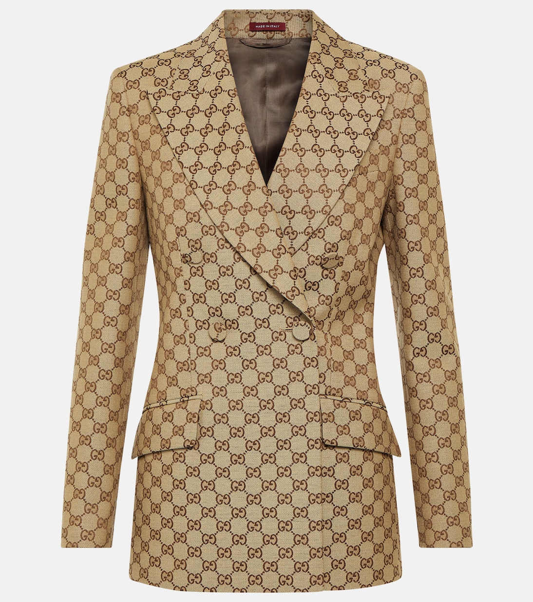 GG Canvas double-breasted blazer | Gucci