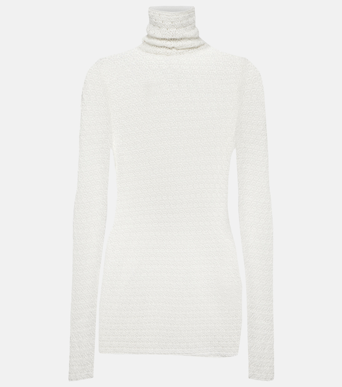 Top con cuello alto de croché | Toteme