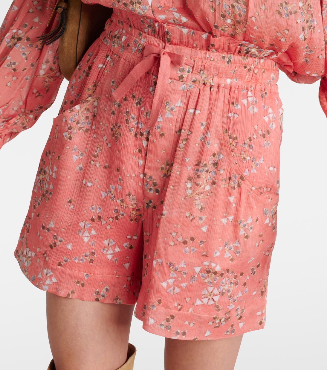 Shorts Ceyane in cotone e seta | Isabel Marant
