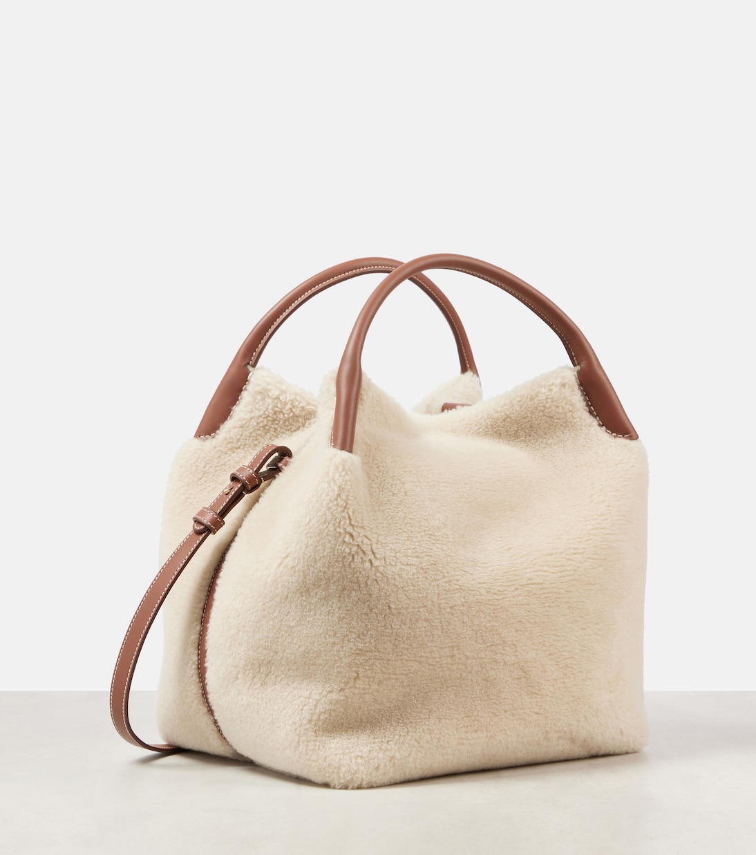 Sac seau Bale Large en cachemire et soie | Loro Piana