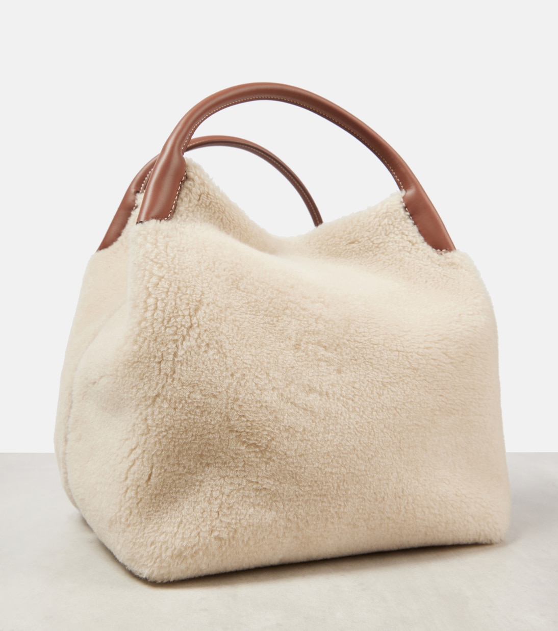 Sac seau Bale Large en cachemire et soie | Loro Piana