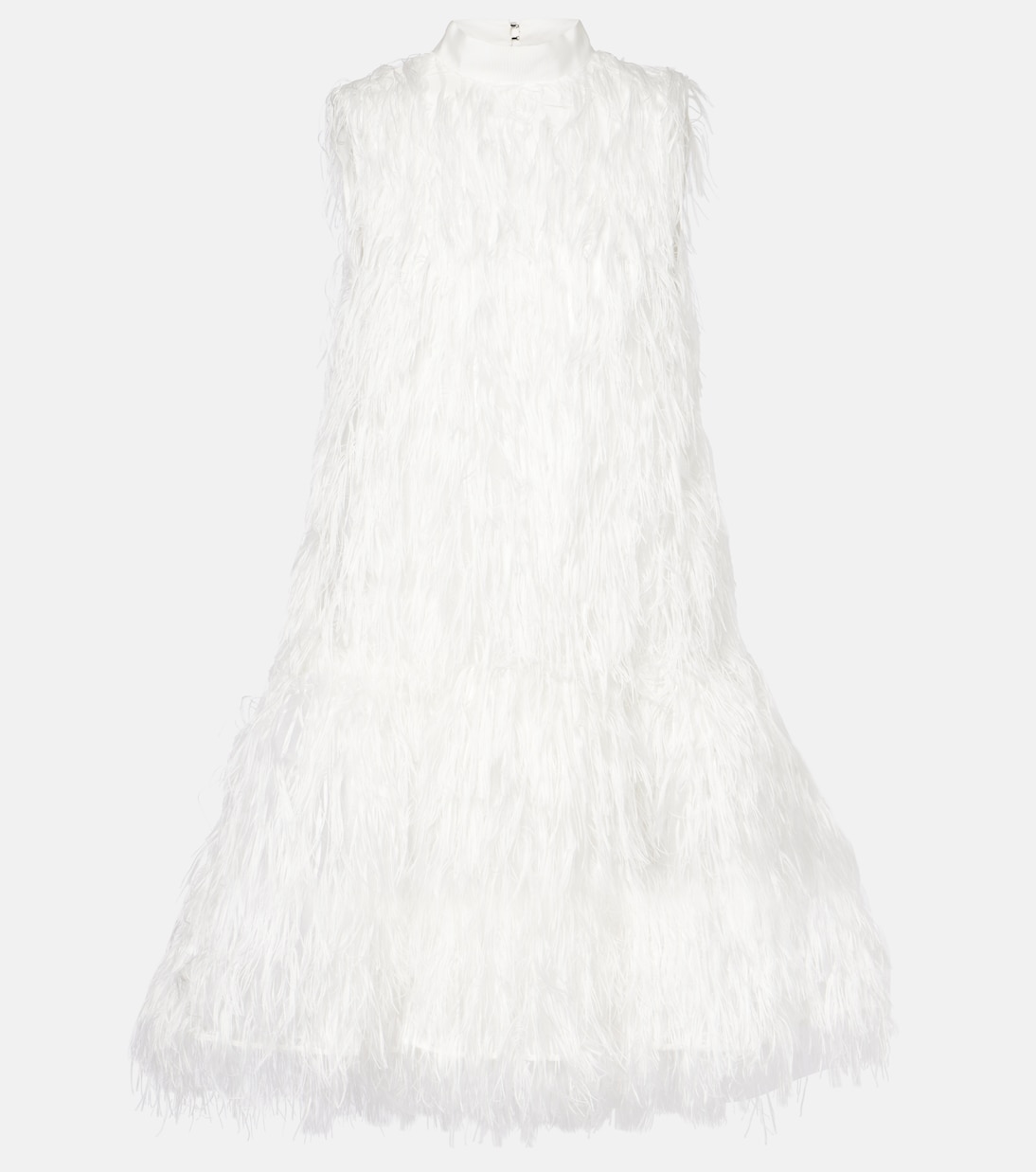 Robe de mariée Odette en soie et plumes synthétiques | Roksanda