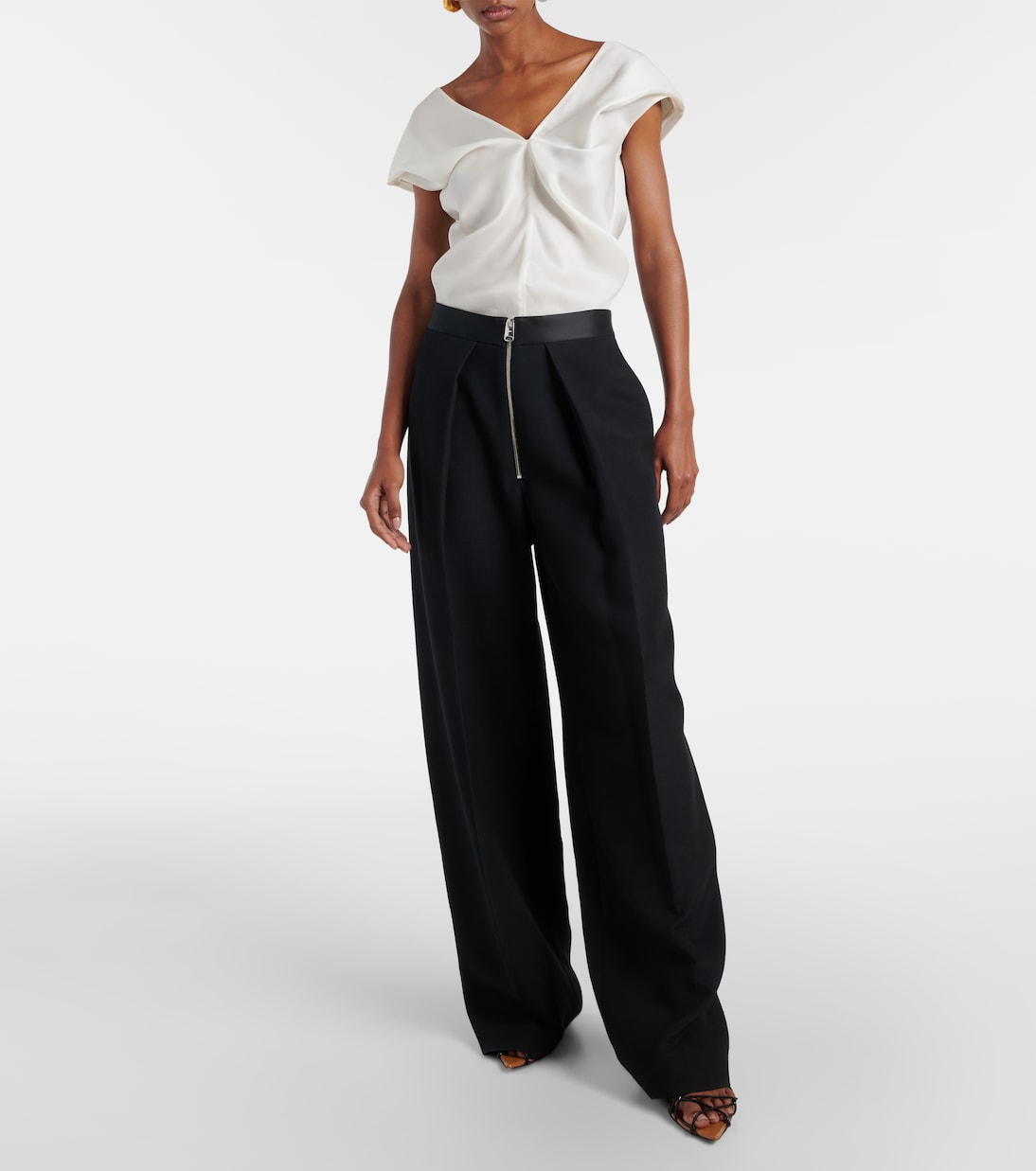 Weite Hose Marine | Khaite
