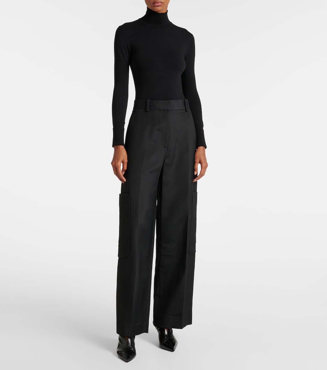 Pantaloni regular Caiton | Khaite