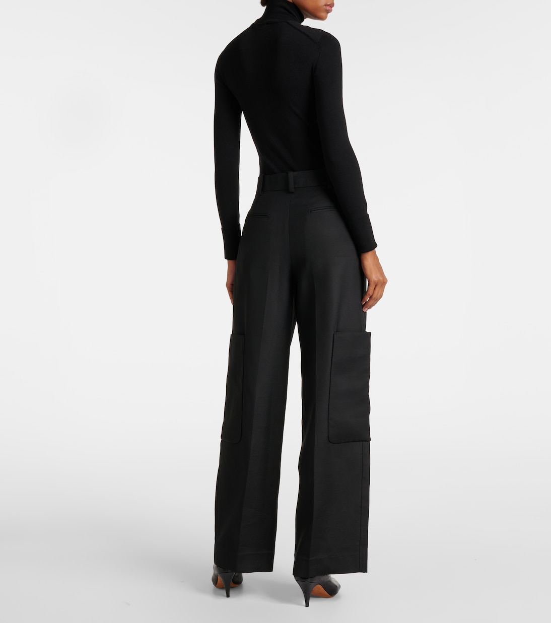 Pantaloni regular Caiton | Khaite