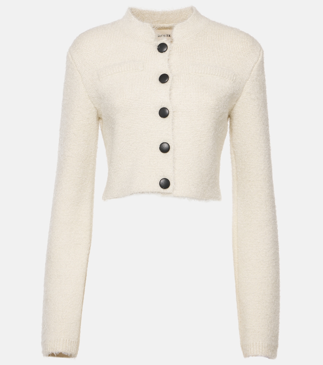 Ello cropped silk and cashmere jacket | Khaite