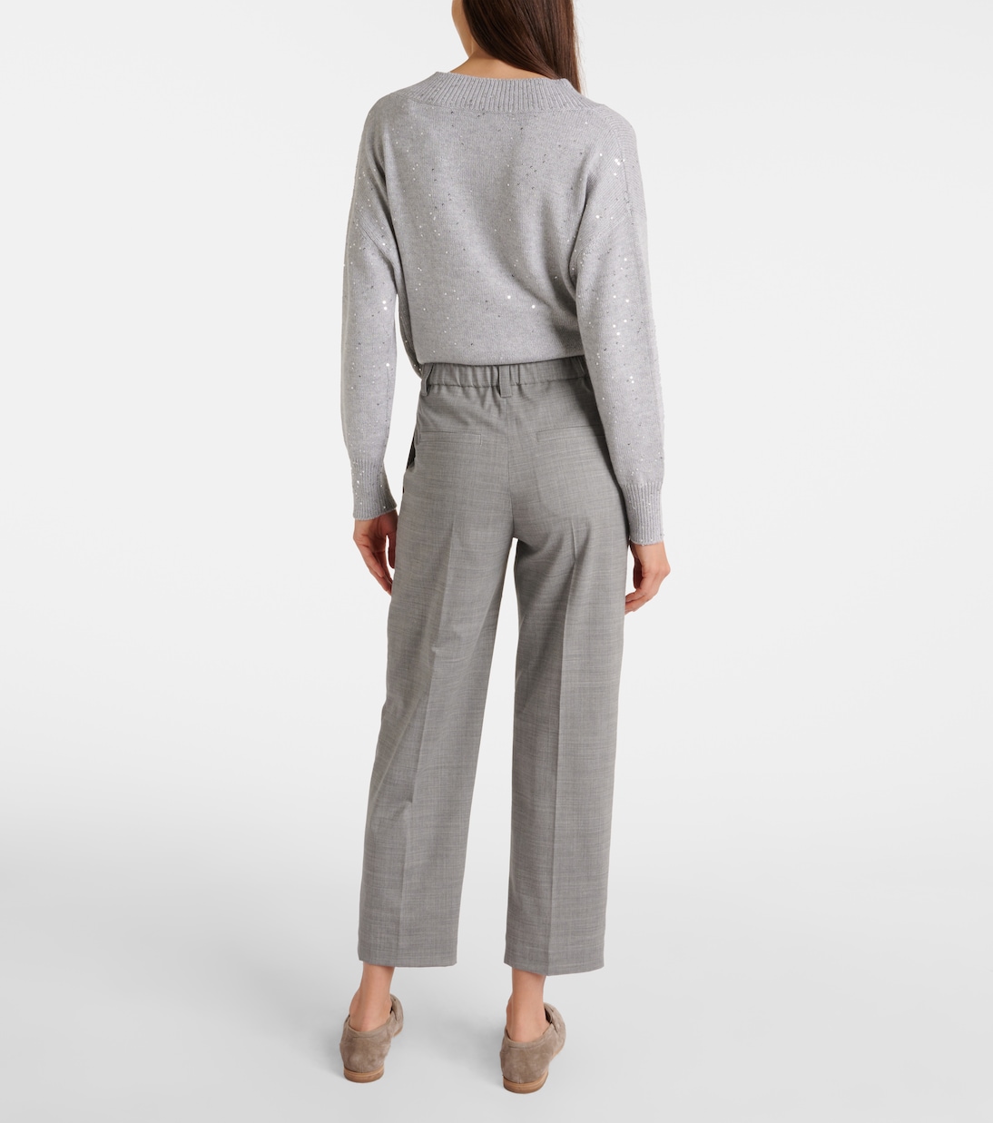 Gerade Hose aus Wolle | Brunello Cucinelli