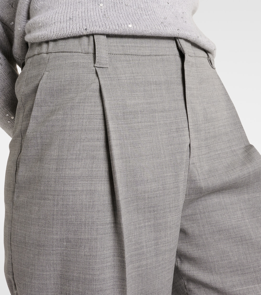 Gerade Hose aus Wolle | Brunello Cucinelli