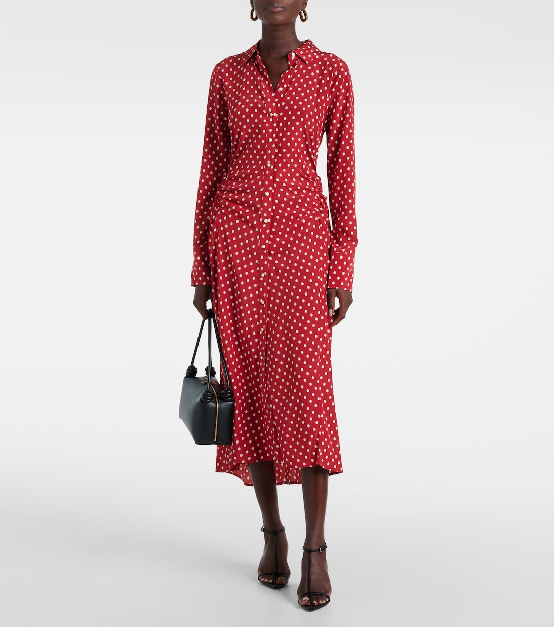 Lex polka-dot silk-blend midi dress | Veronica Beard