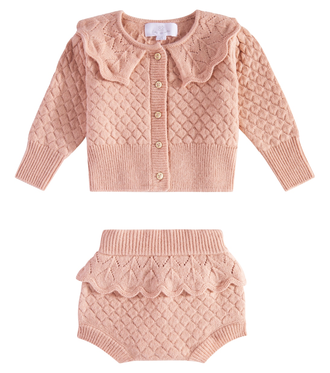 Bébé – Set cardigan et short Francesca | C'era Una Volta