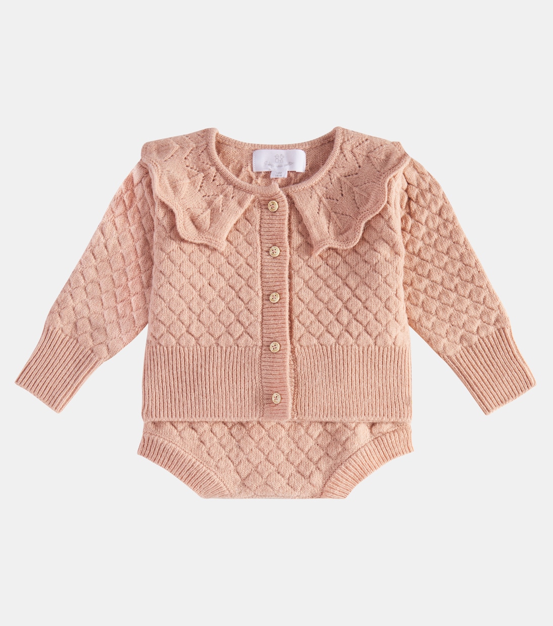 Bébé – Set cardigan et short Francesca | C'era Una Volta