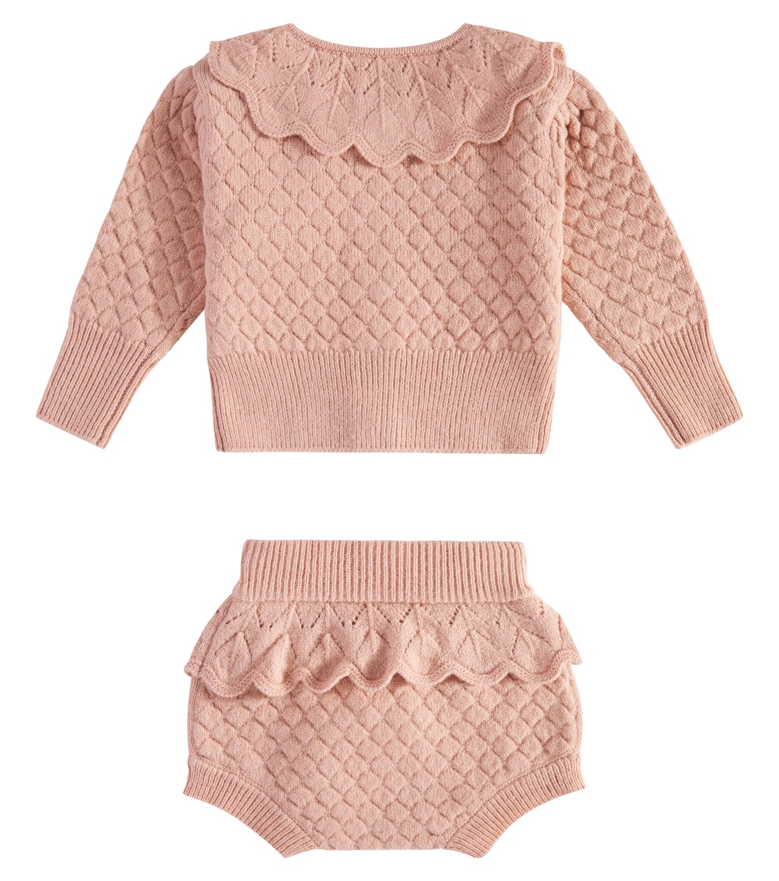 Bébé – Set cardigan et short Francesca | C'era Una Volta