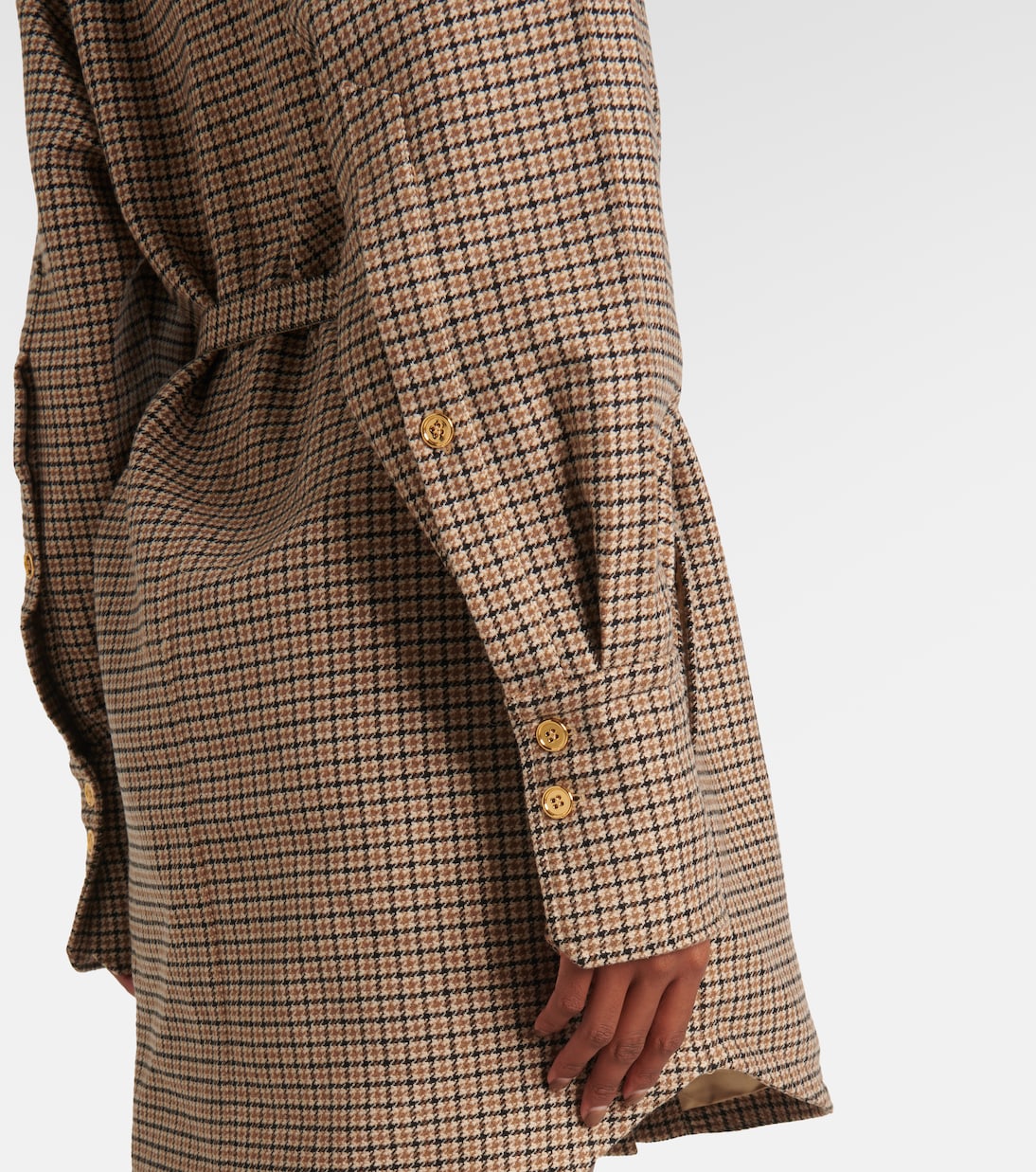 Robe chemise à carreaux | Patou