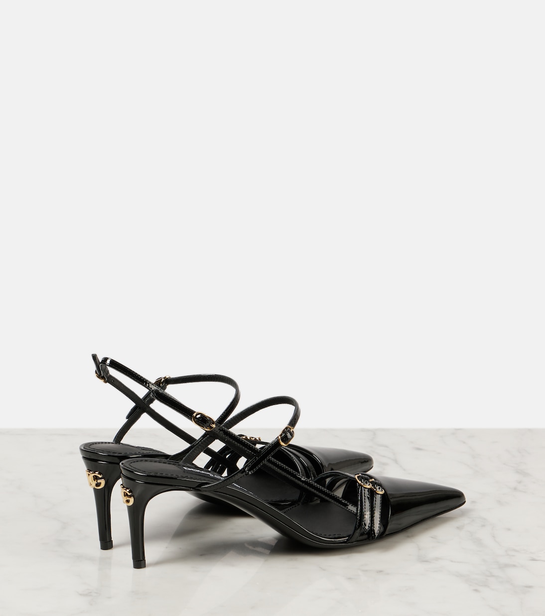 Escarpins DG en cuir verni | Dolce&Gabbana