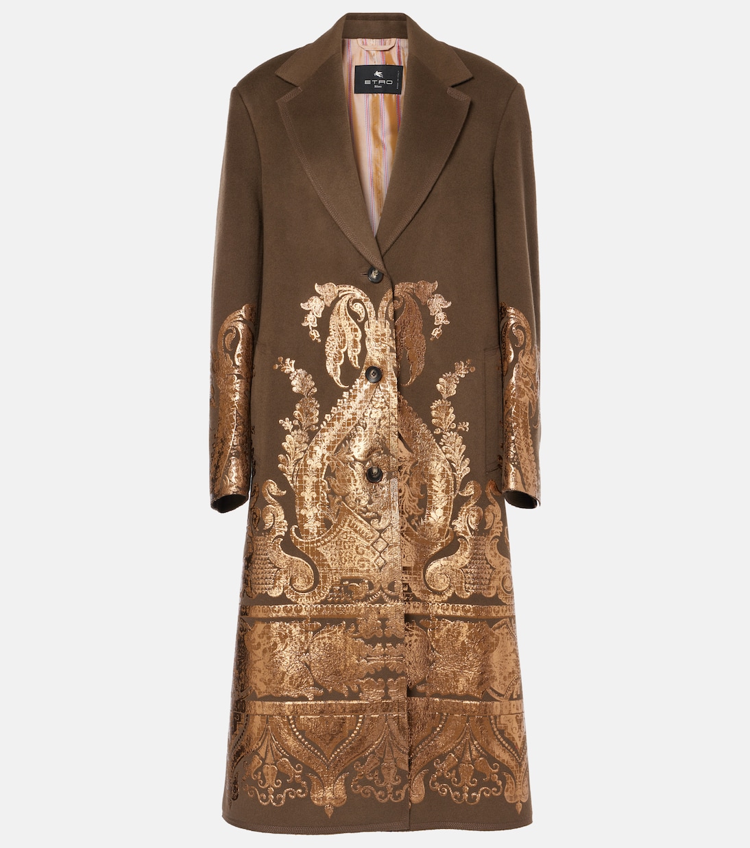 Paisley wool and cashmere coat | Etro