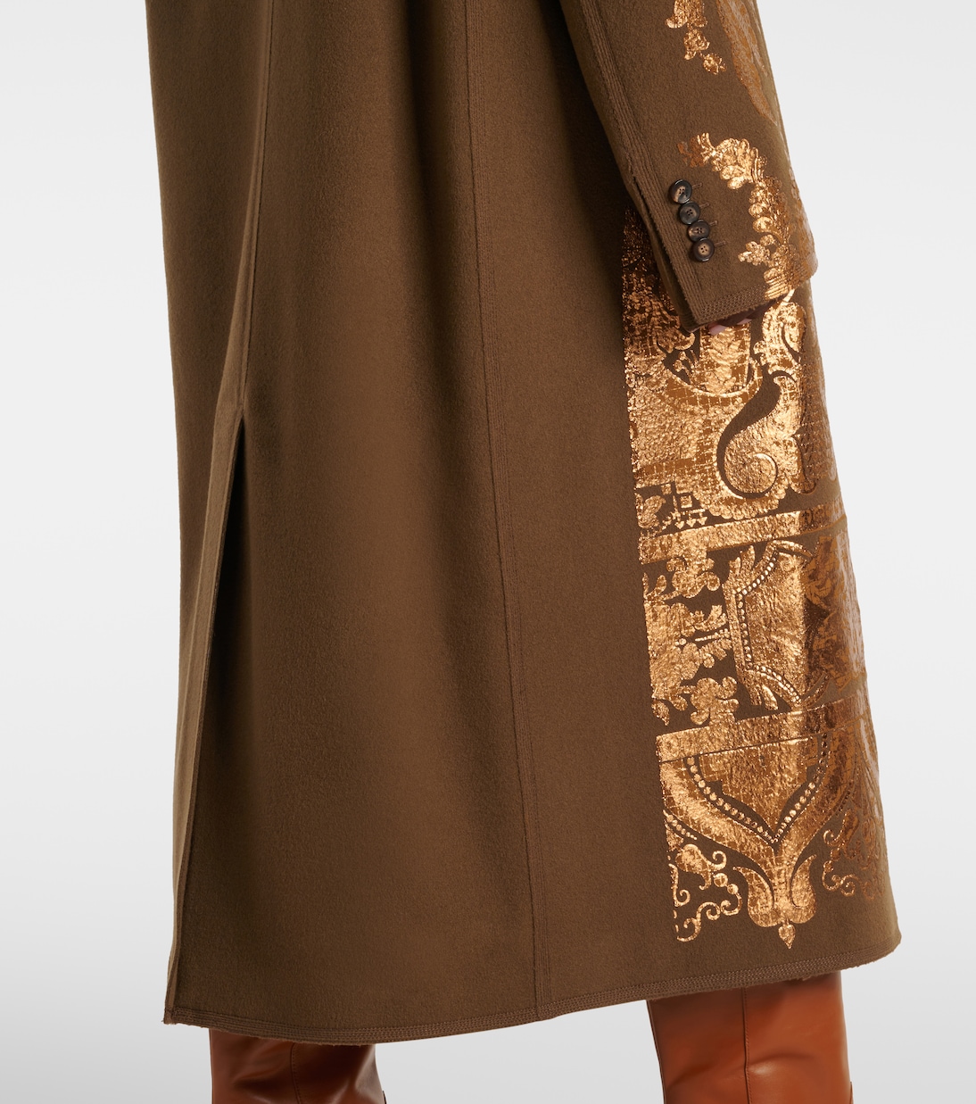Paisley wool and cashmere coat | Etro