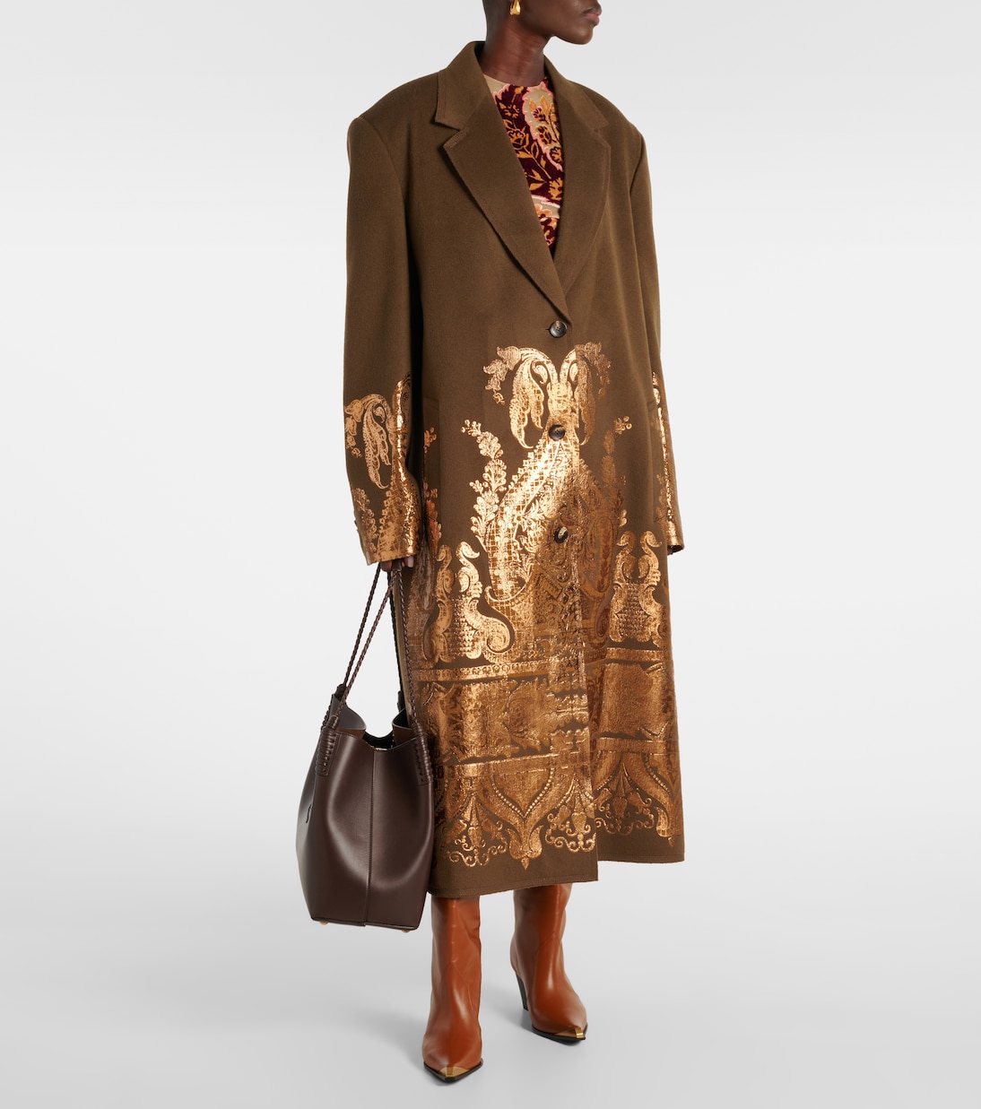 Paisley wool and cashmere coat | Etro