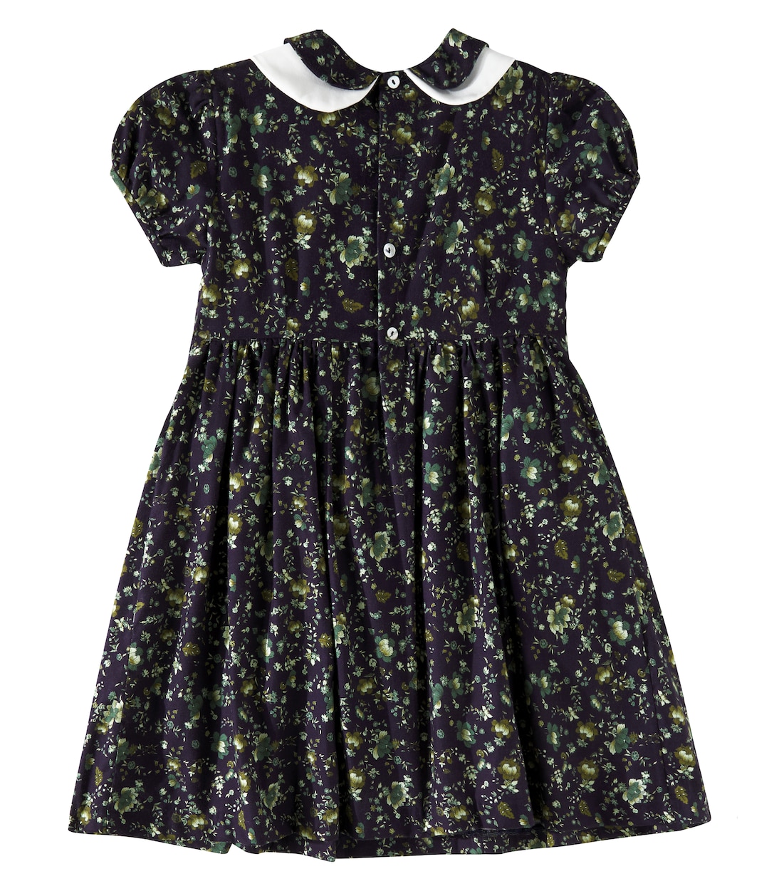 Abito Arcadia in cotone a punto smock | La Coqueta
