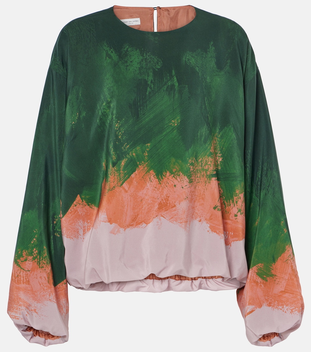Top in misto seta ombré | Dries Van Noten