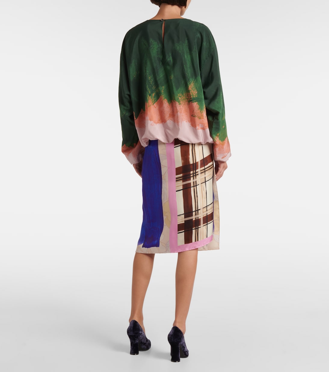 Top in misto seta ombré | Dries Van Noten