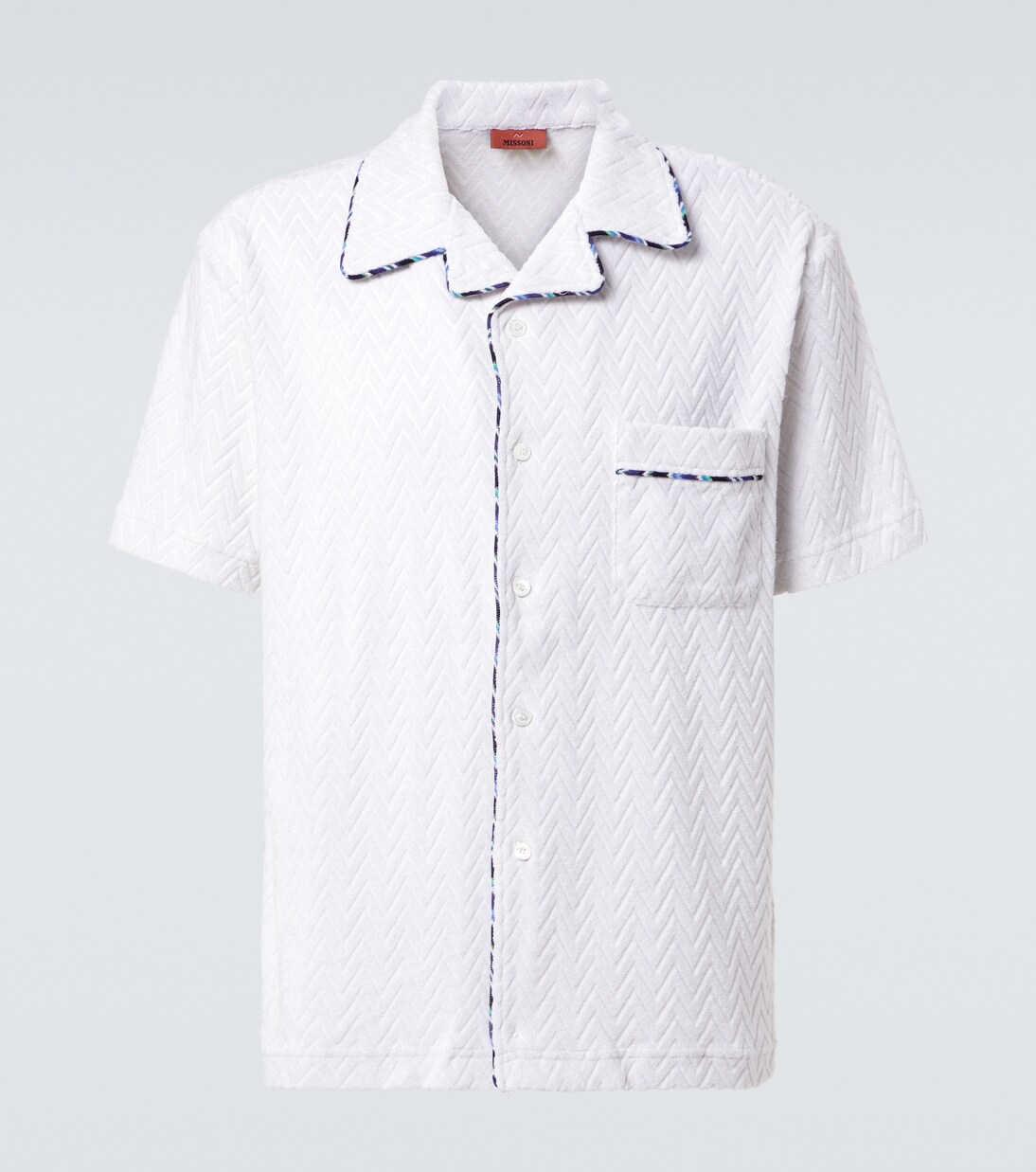 Camicia bowling in spugna a zig-zag | Missoni