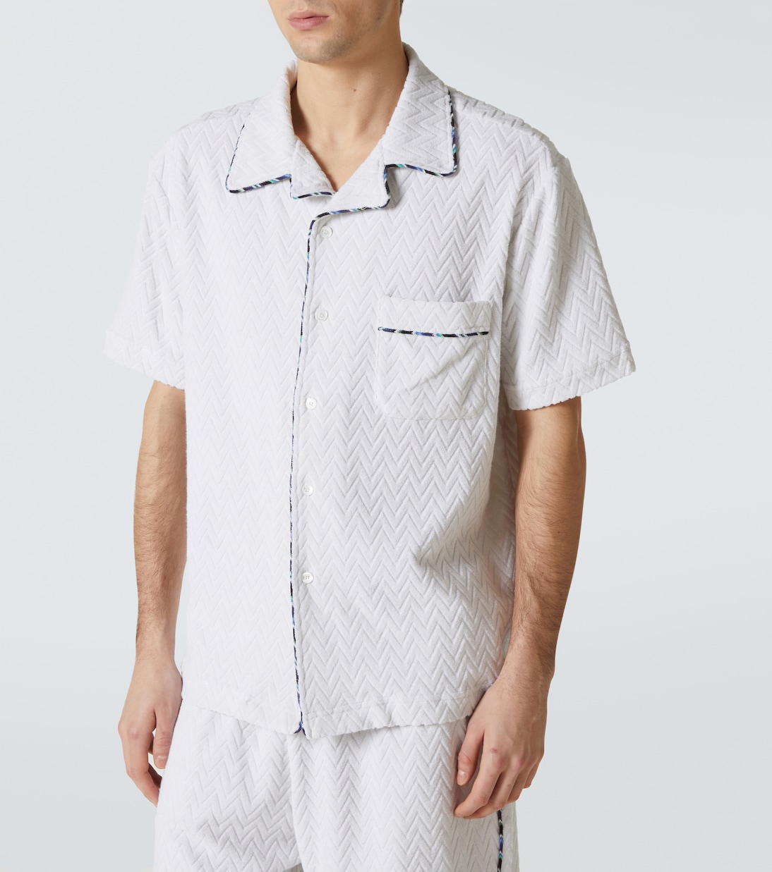 Camicia bowling in spugna a zig-zag | Missoni