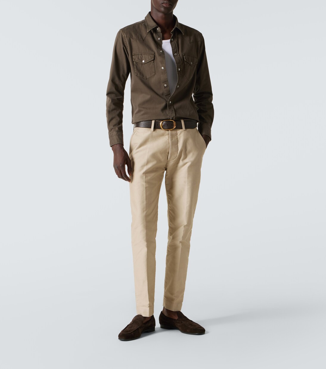 Camicia in twill di cotone | Tom Ford
