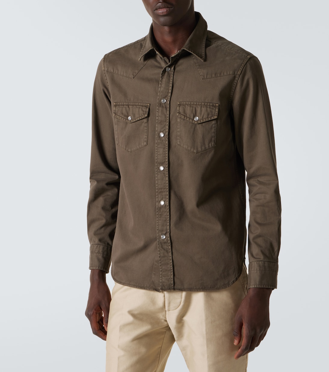 Camicia in twill di cotone | Tom Ford