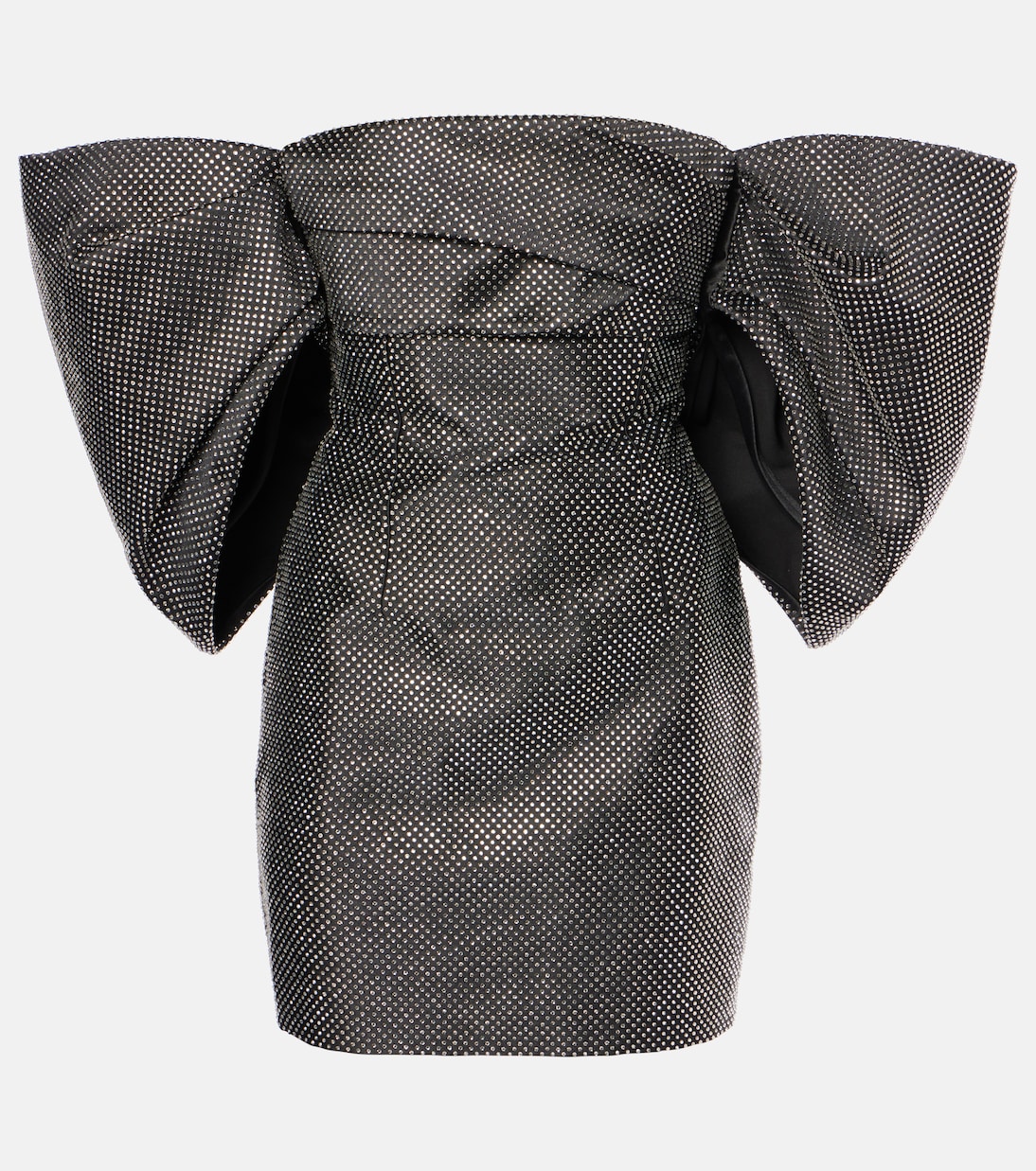 Vestido Corto de Tirantes Caídos con Detalles Decorados por Solace London