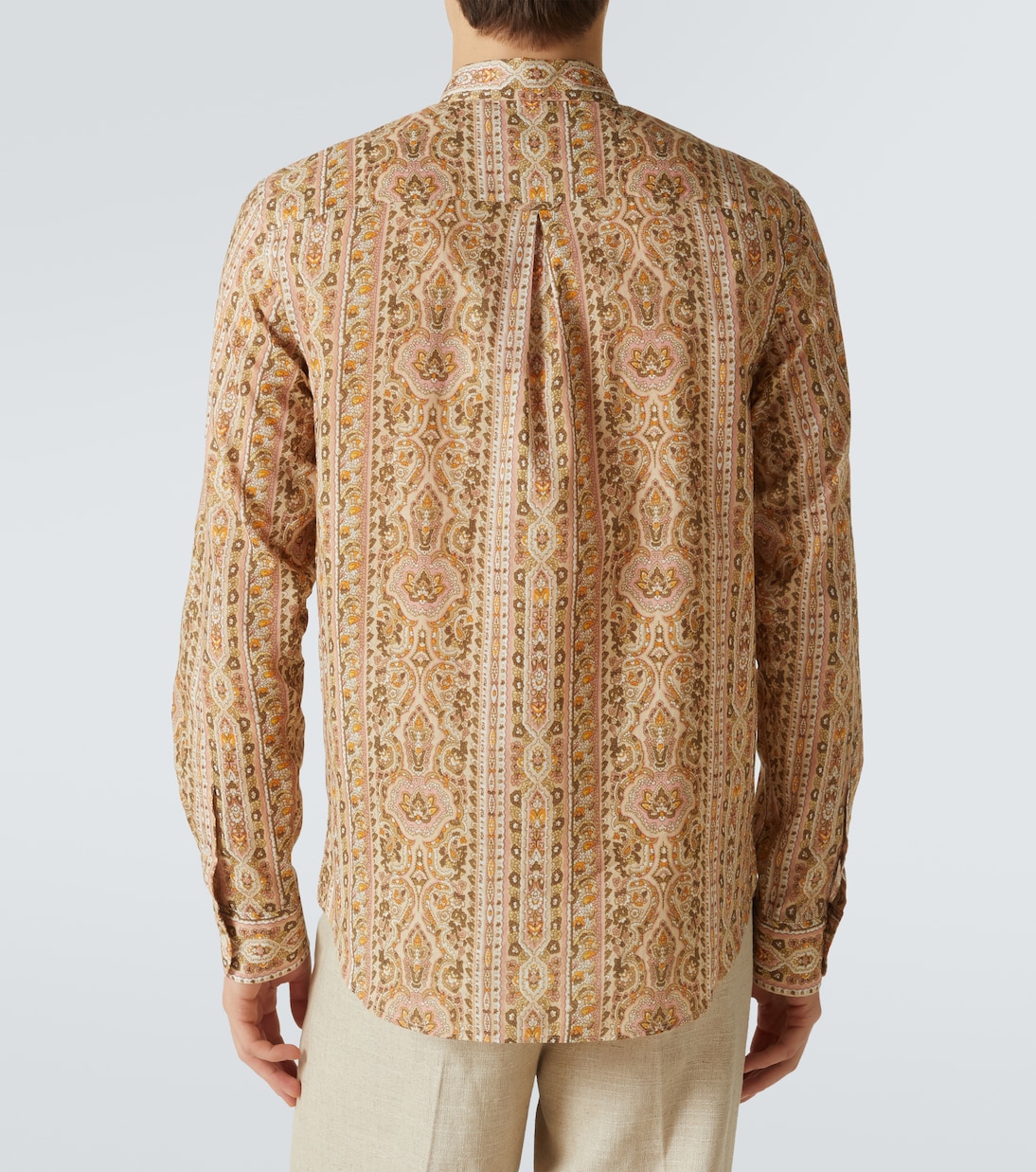Camicia in cotone con stampa paisley | Valentino
