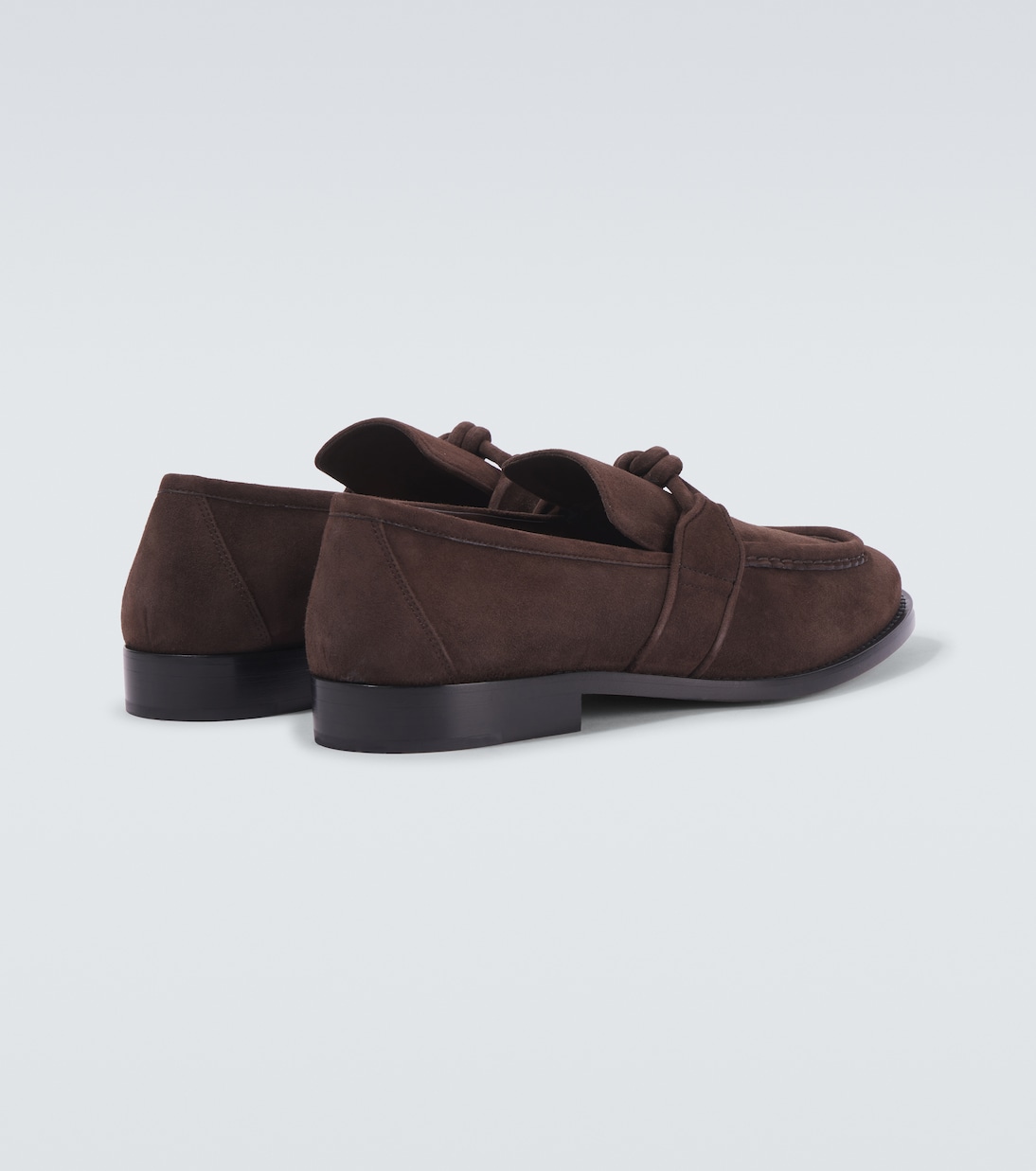 Mocassins Astaire Knot en daim | Bottega Veneta