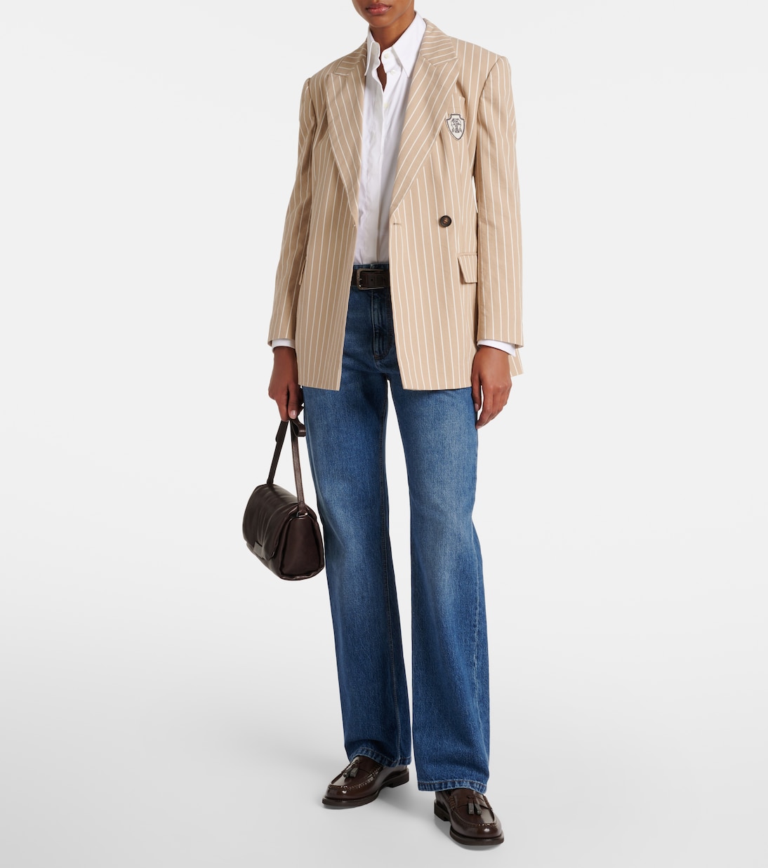 Blazer in cotone e seta | Brunello Cucinelli